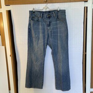 J Crew Straight Leg Men's 100% Cotton Medium wash denim jeans Sz 36/30**